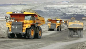 SANY Mining trucks